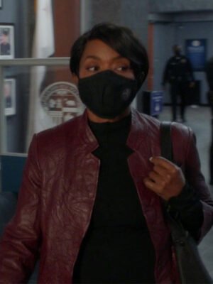 9-1-2001 Angela Bassett Brown Jacket