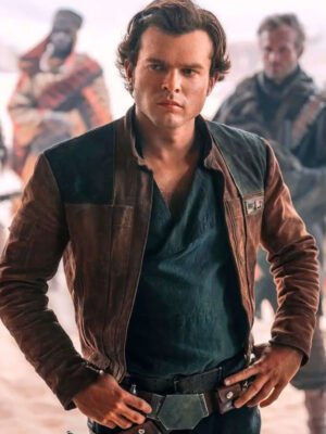 Solo A Star Wars Story Alden Ehrenreich Brown Jacket