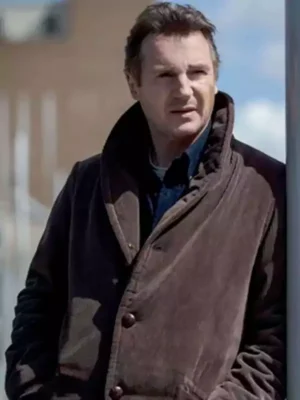 A Walk Among the Tombstones Liam Neeson Brown Coat