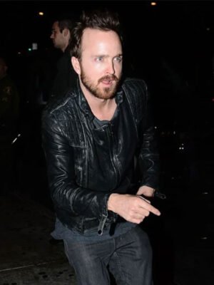 Aaron Paul Black Jacket
