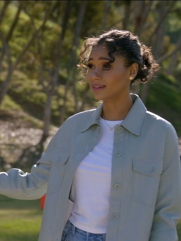 All American Greta Onieogou Gray Shirt