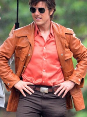 American Made Tom Cruise Brown Jacket