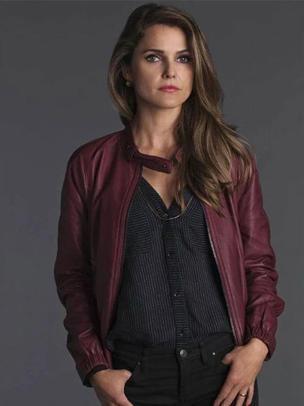 The Americans Keri Russell Red Jacket - Image 3