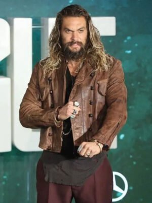 Aquaman Jason Momoa Brown Jacket