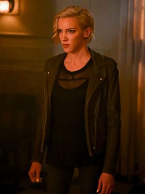 Arrow Katie Cassidy Black Jacket