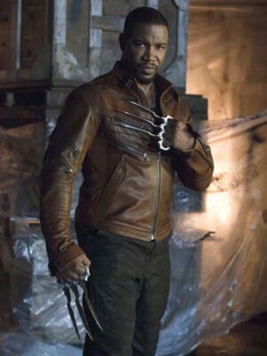Arrow Michael Jai White Brown Jacket