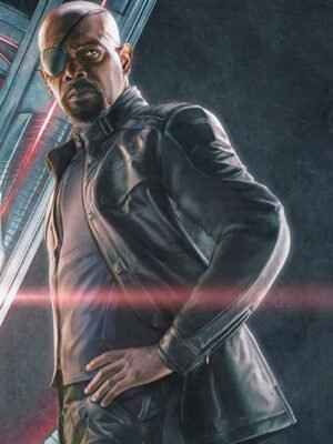 Avengers Age Of Ultron Samuel L Jackson Black Jacket