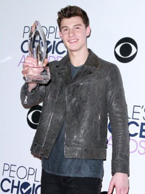 Awards 2016 Shawn Mendes Black Jacket