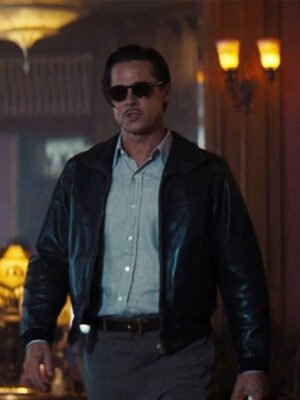 Babylon Brad Pitt Black Jacket