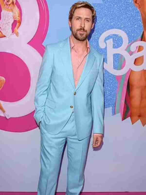 Barbie Ryan Gosling Blue Suit