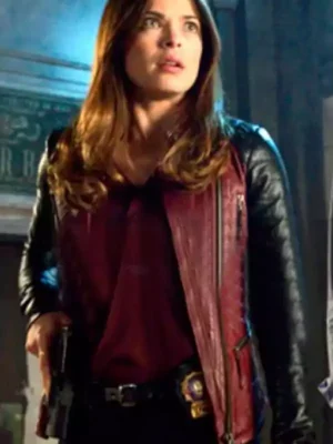 Beauty and the Beast Kristin Kreuk Red Jacket