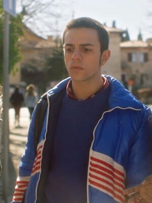 Before We Forget Santiago Madrussan Blue Puffer Jacket