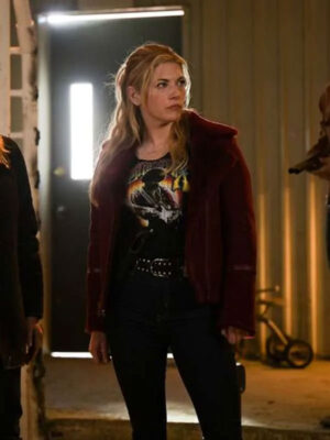 Big Sky Katheryn Winnick Maroon Jacket