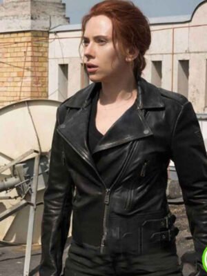 Black Widow Scarlett Johansson Black Jacket