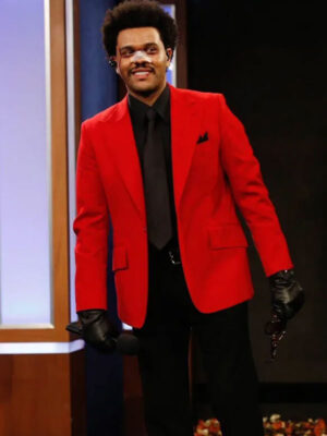 Blinding Lights The Weeknd Red Coat