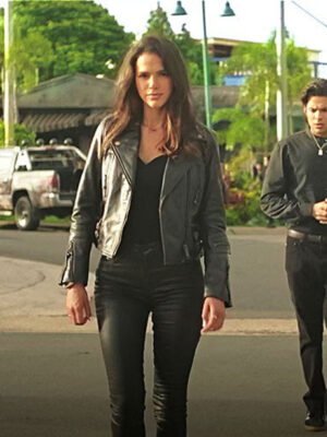 Blue Beetle Bruna Marquezine Black Jacket