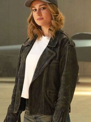 Captain Marvel Brie Larson Green Jacket