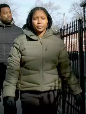 Chicago PD S12 Kiana Cook Green Puffer Jacket