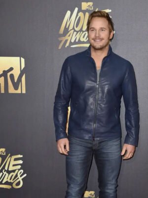 Chris Pratt Awards Blue Jacket