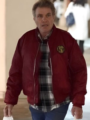 Cobra Kai Martin Kove Red Jacket