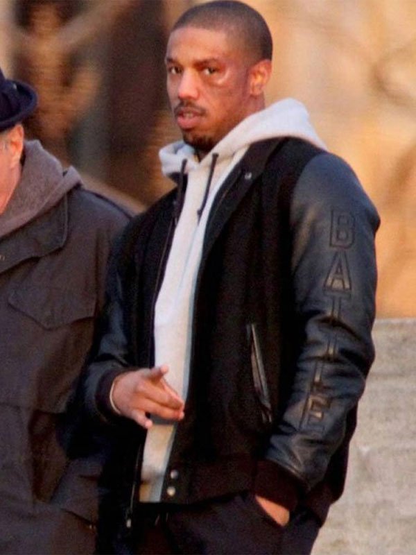 Creed Michael B Jordan Black Jacket - Image 3