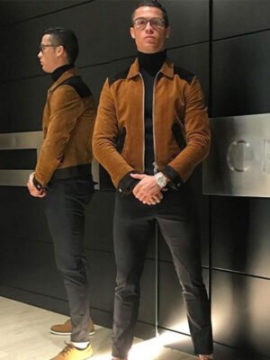 Cristiano Ronaldo Captain Brown Jacket