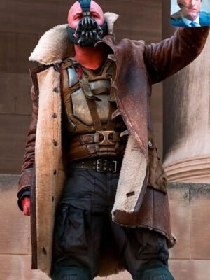 The Dark Knight Rises Tom Hardy Brown Coat