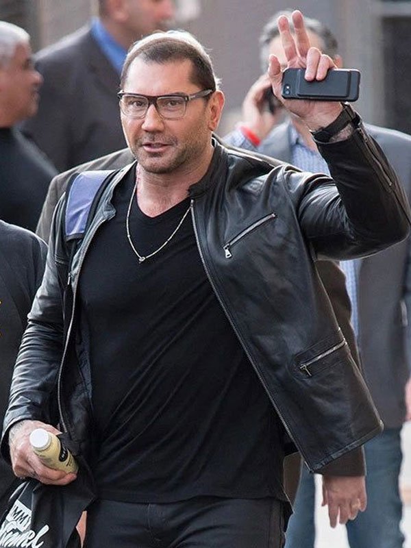 Dave Bautista Black Jacket - Image 2