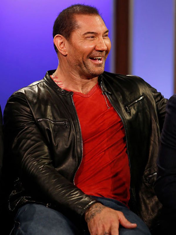 Dave Bautista Black Jacket - Image 3