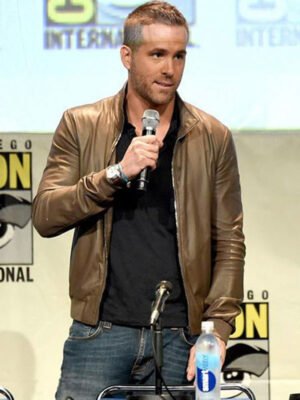 Deadpool 3 Ryan Reynolds Brown Jacket