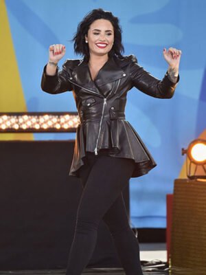 Demi Lovato Black Jacket