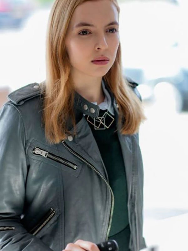 Doctor Foster A Woman Scorned Jodie Comer Gray Jacket - Image 3