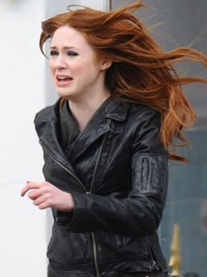 Doctor Who Karen Gillan Black Jacket