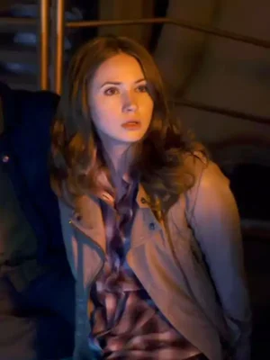Doctor Who Karen Gillan Beige Jacket