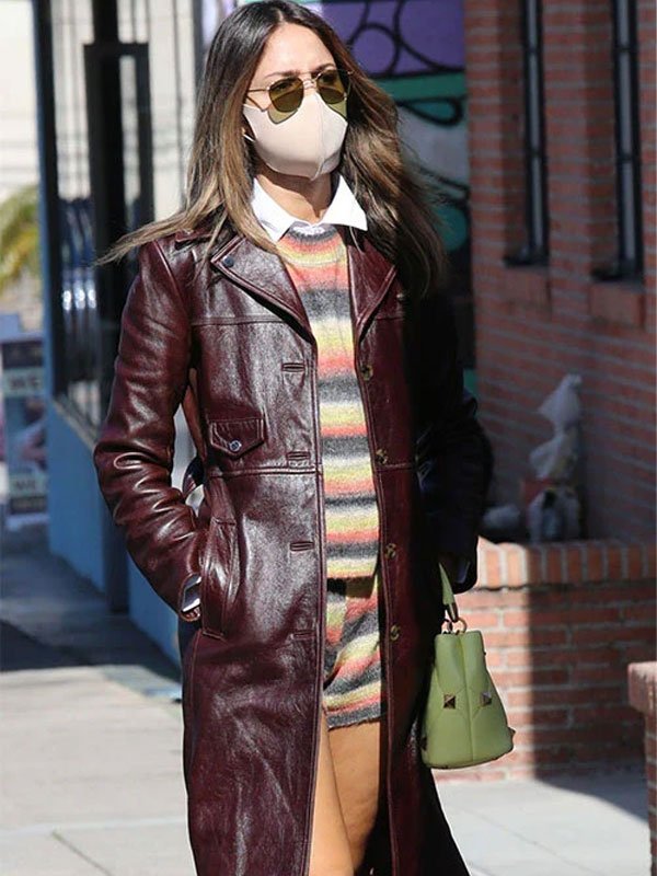 Eiza Gonzalez Brown Trench Coat