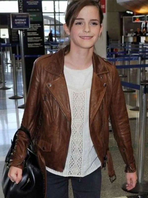 Emma Watson Brown Jacket - Image 3