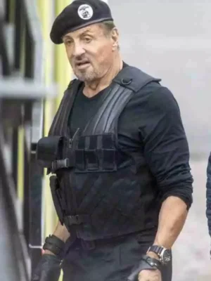 The Expendables 3 Sylvester Stallone Black Vest