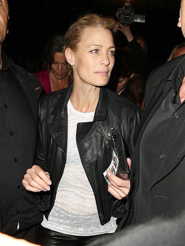 Film Festival Robin Wright Black Jacket