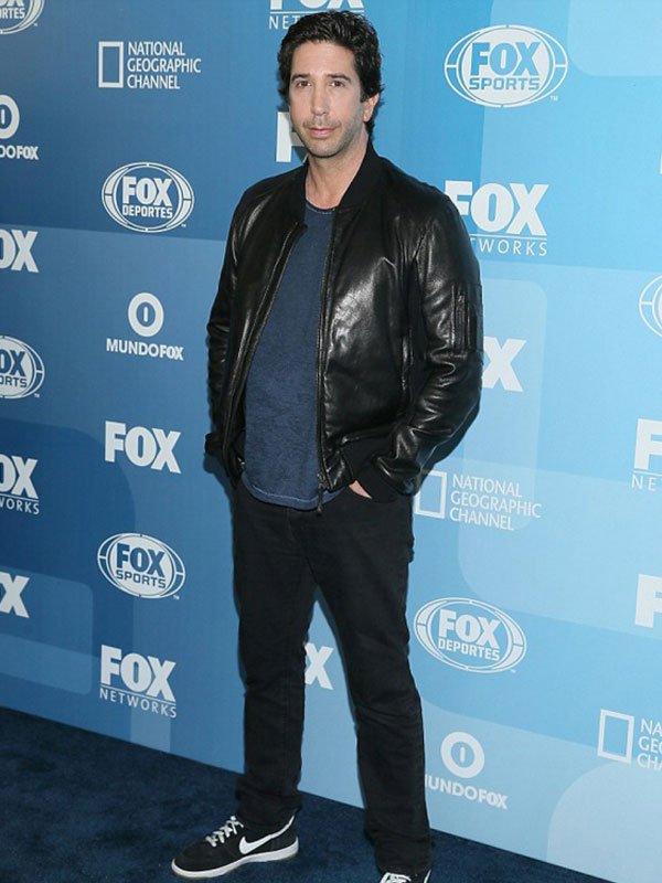 Friends David Schwimmer Black Jacket - Image 3