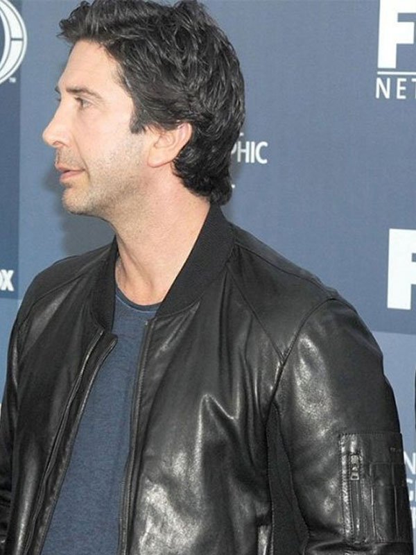 Friends David Schwimmer Black Jacket - Image 2