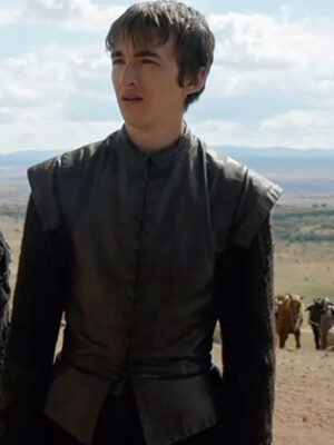 Game of Thrones Isaac Hempstead Wright Black Vest