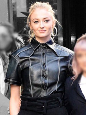 Game of Thrones Sophie Turner Black Shirt