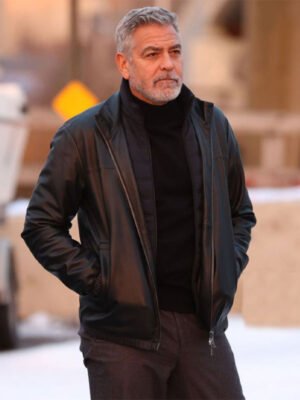 Wolves George Clooney Black Jacket