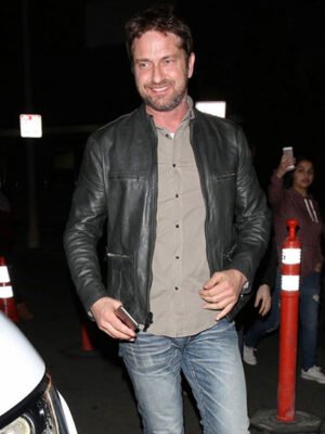 Gerard Butler Black Jacket