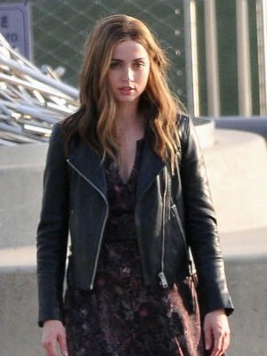 Ghosted Ana De Armas Black Jacket
