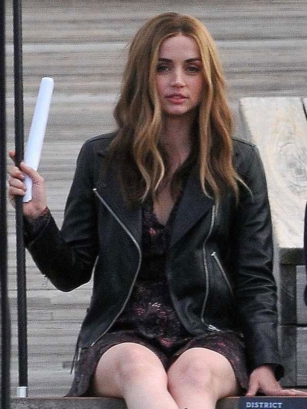 Ghosted Ana De Armas Black Jacket - Image 2