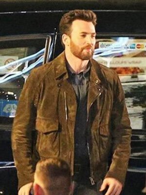 Ghosted Chris Evan Brown Jacket