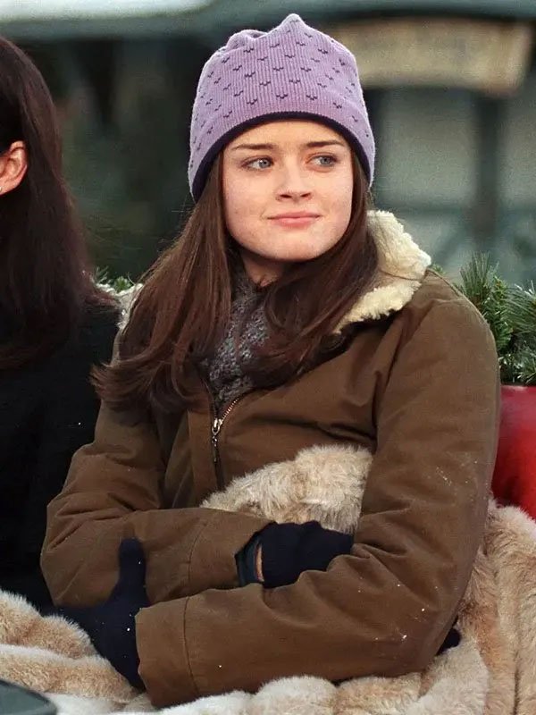 Gilmore Girls Alexie Bledel Brown Jacket - Image 3