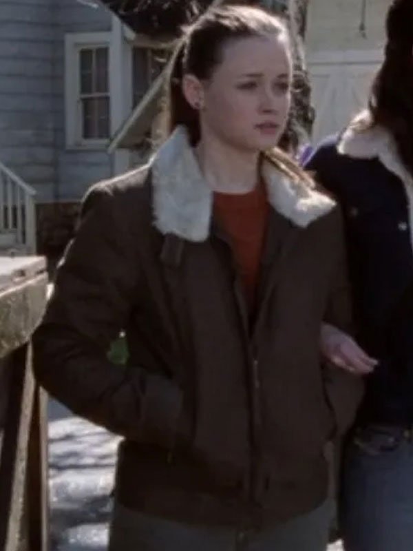 Gilmore Girls Alexie Bledel Brown Jacket - Image 2