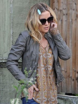 Good People Kate Hudson Gray Jacket